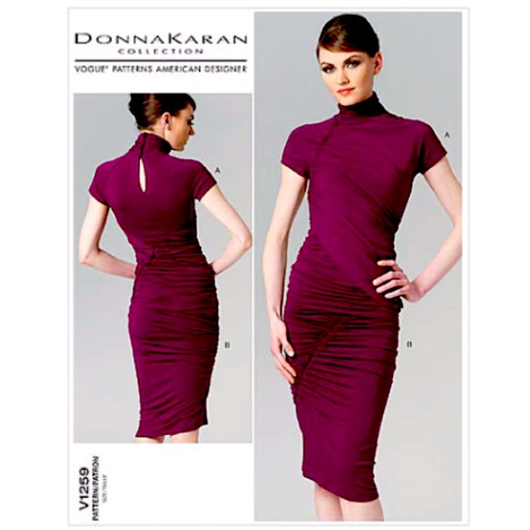 Vogue V1259 Sewing Pattern Donna Karan Top and Skirt Size 10-12-14-16 - Picture 1 of 8
